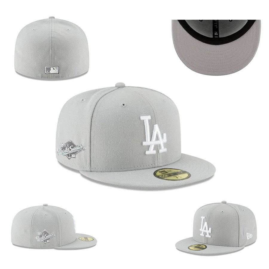 Los Angeles Dodgers "1988 World Series" Grey 59FIFTY Fitted Cap