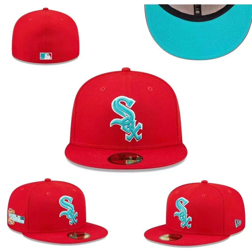 Chicago White Sox "2005 World Series" Red 59FIFTY Fitted Cap