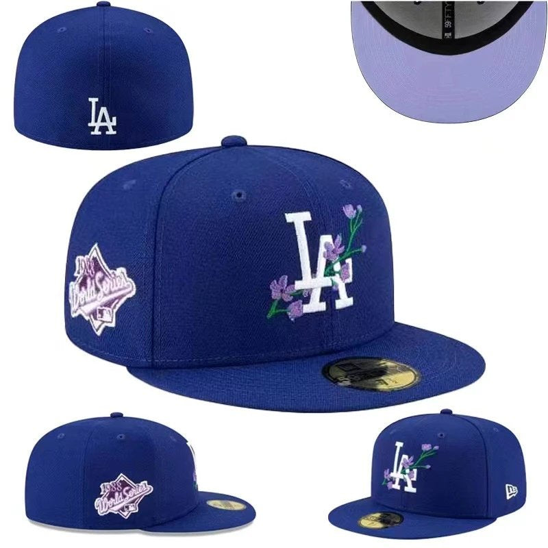 Los Angeles Dodgers "Floral" Royal Blue 59FIFTY Fitted Cap